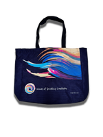 Load image into Gallery viewer, Waves Of Spiraling Creativity Tote
