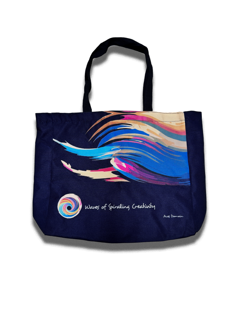 Waves Of Spiraling Creativity Tote